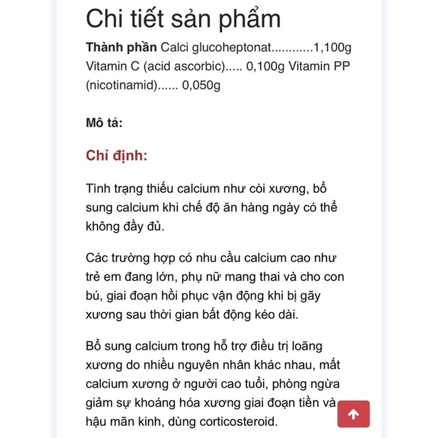 Calcium Stella 10ml h24 ống