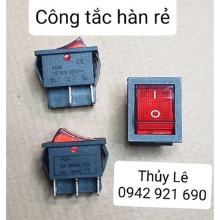 Công tắc bập bênh 16A có đèn