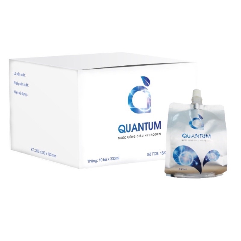 Nước Uống Giàu Hydrogen QUANTUM / 1 túi 330ml /