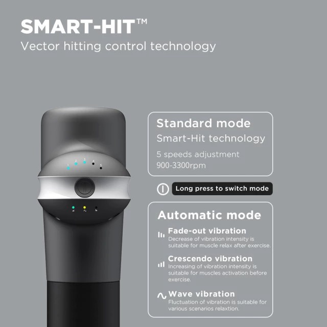 2500mAH - 11 ĐẦU MASSAGER + TÚI ĐỰNG - Máy massager BOOSTER U1 sử dụng 11 đầu massa giúp bạn gian cỡ thư giãn toàn thân