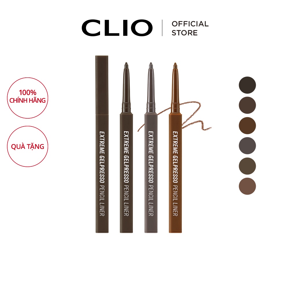 Chì kẻ CLIO 0.35g dòng Extreme Gel Presso cao cấp