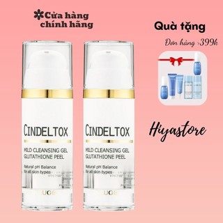 Sữa rửa mặt, thải độc 4in1 Cindeltox Mild Cleansing Gel Gluthatione Peel