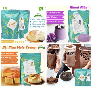 Bột Pudding Flan Mole các vị 50g (Tách từ túi nguyên 1kg)