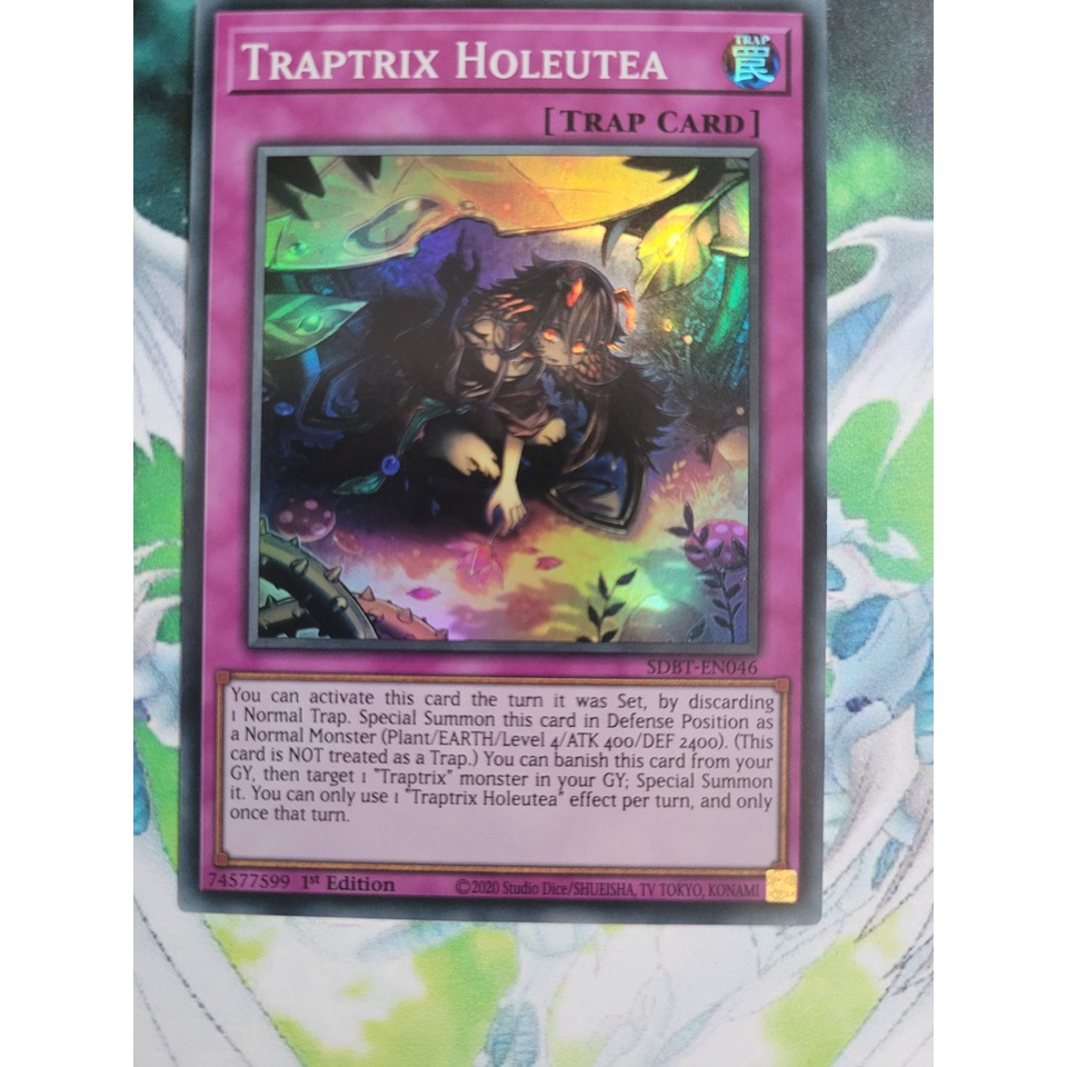Thẻ bài Yugioh - TCG (UK) - Traptrix Holeutea / SDBT-EN046'