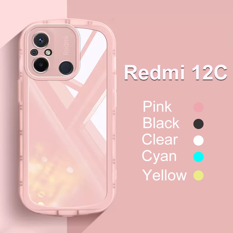 Ốp Điện Thoại Túi Khí Mềm Chống Rơi Màu Trong Suốt Cho Xiaomi Redmi 12C 11A