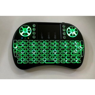 Bàn phím kiêm chuột không dây mini keyboard ukb 500-rf có đèn led