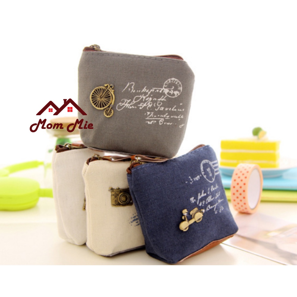 Túi mini vintage đựng son thỏi, mỹ phẩm size nhỏ và các vật dụng cá nhân - I044. Lipstick bag, mini vintage bag