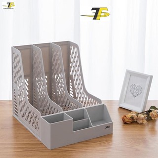 Kệ ráp 3 ngăn - Khay tài liệu 3 ngăn - Kệ ráp 3 ngăn có khay cắm bút Deli Z00112