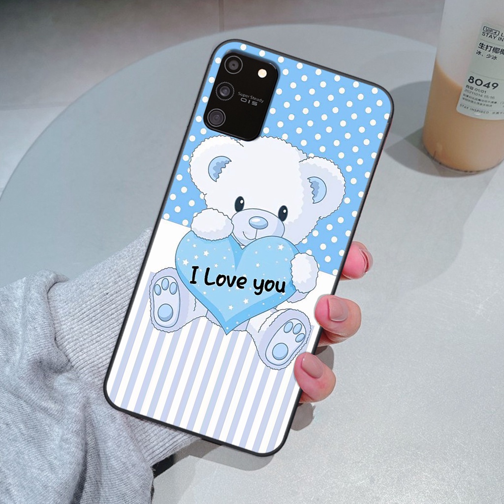 Ốp Samsung S10 Lite in hình gấu cute dễ thương siêu xinh đáng yêu