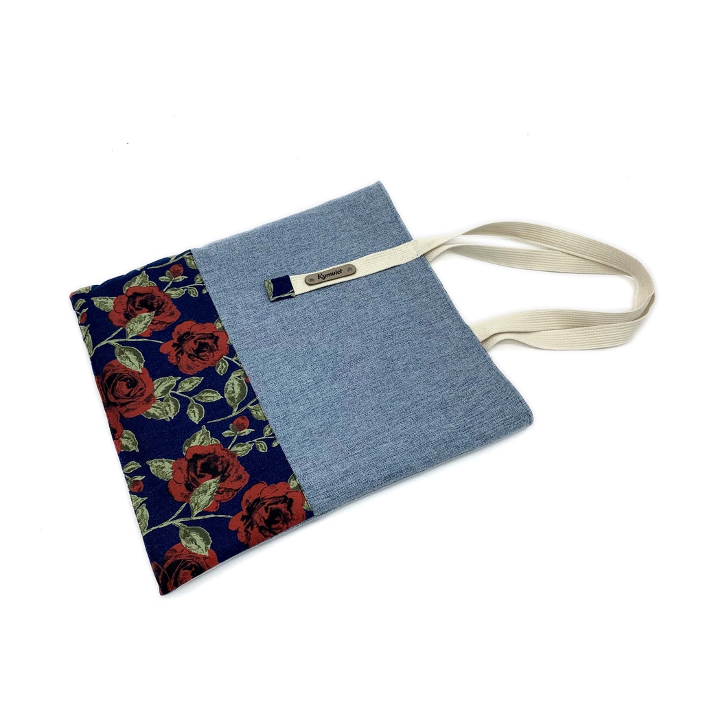 Túi Tote & Ví Vải Canvas 2 Mặt, Khắc Tên Riêng KYMVIET Craft, Thiết Kế Thời Trang, Đựng Đồ Đa Năng, Làm Quà Tặng