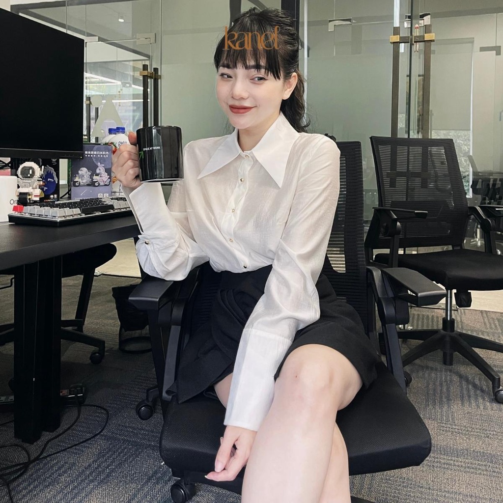 Chân váy KANEL xếp nơ - CV1620