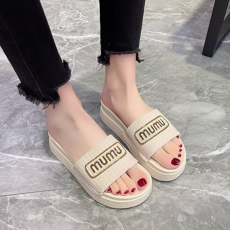 DÉP KIỂU NỮ MUMU DÉP QUAI NGANG NỮ ĐẾ CAO 5CM MỚI NHẤT 2023 - RUBISHOES