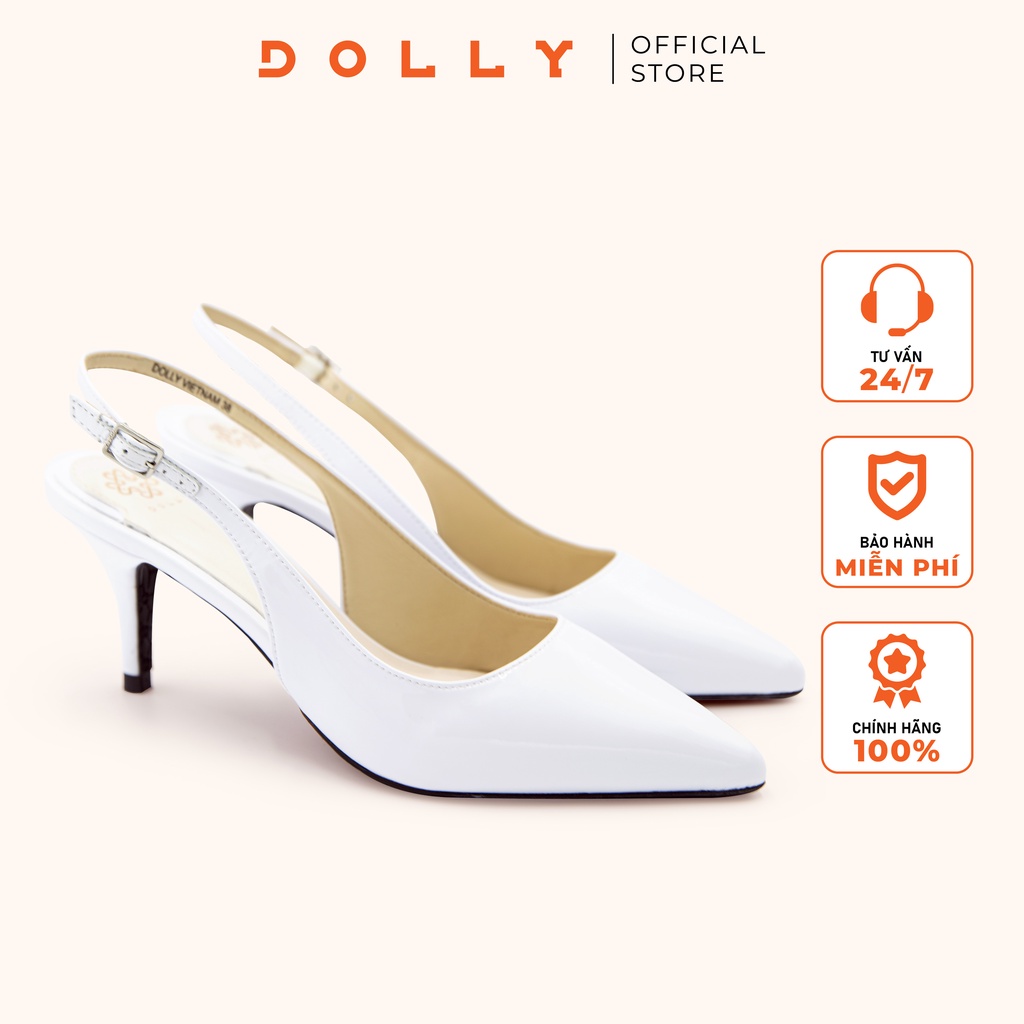 GIÀY CAO GÓT MŨI NHỌN SLING BACK 5 PHÂN DOLLY Mã 1524