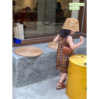 Set yếm kẻ nâu Soffia