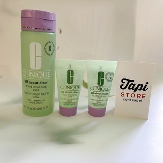 Sữa rửa mặt Clinique All About Clean Liquid Facial Soap Mild