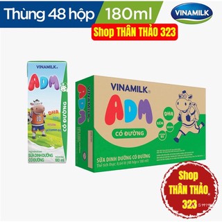 MẪU MỚI- Sữa ADM Gold Dinh Dưỡng Có Đường Thùng 48hộp x 180ml