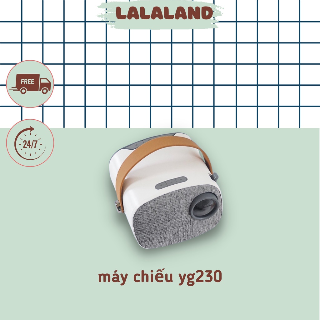 Máy chiếu mini YG230 chính hãng Lejiada bản cải tiến hỗ trợ kết nối không dây với thiết bị di động