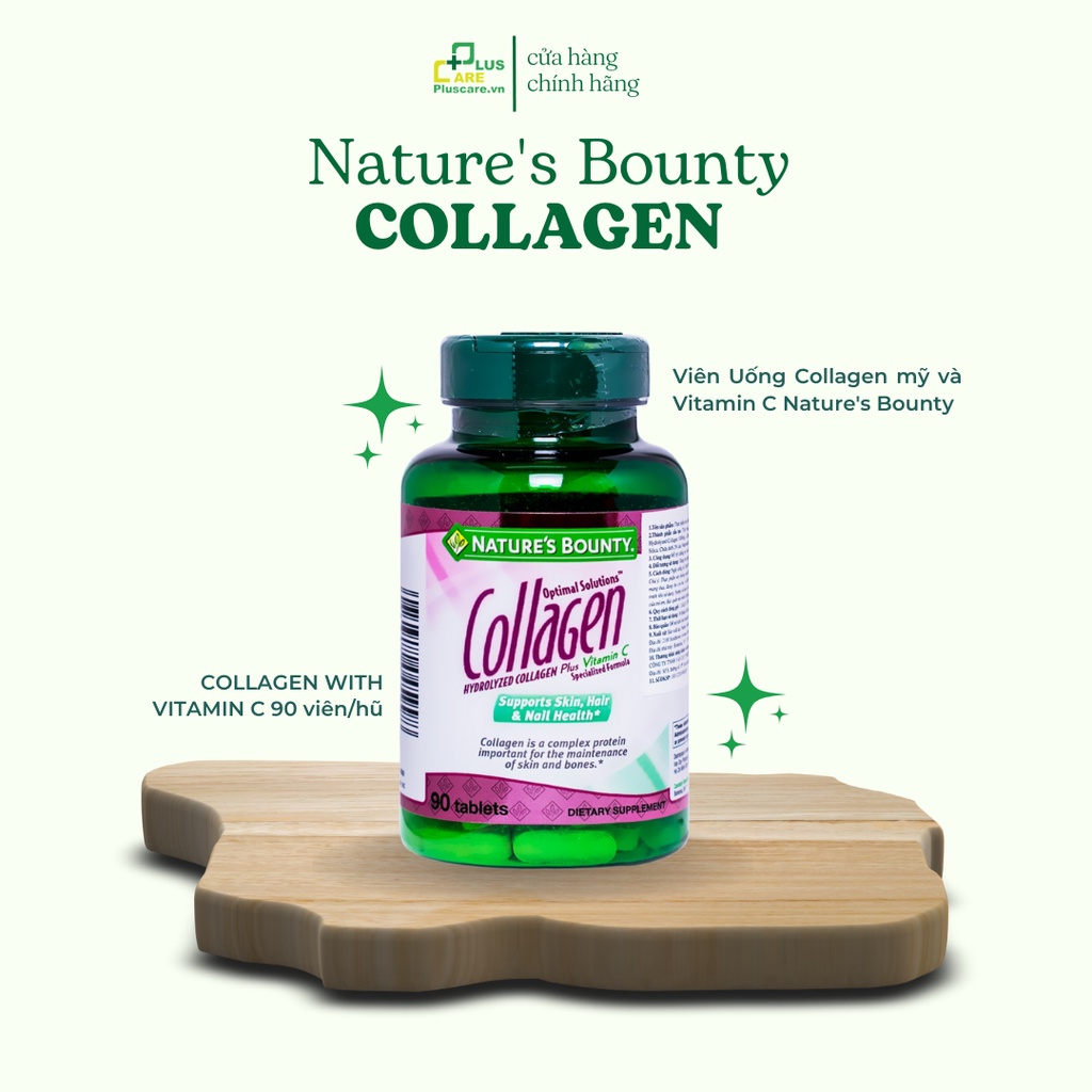 Mua Viên Uống Collagen mỹ và Vitamin C Nature's Bounty COLLAGEN WITH ...