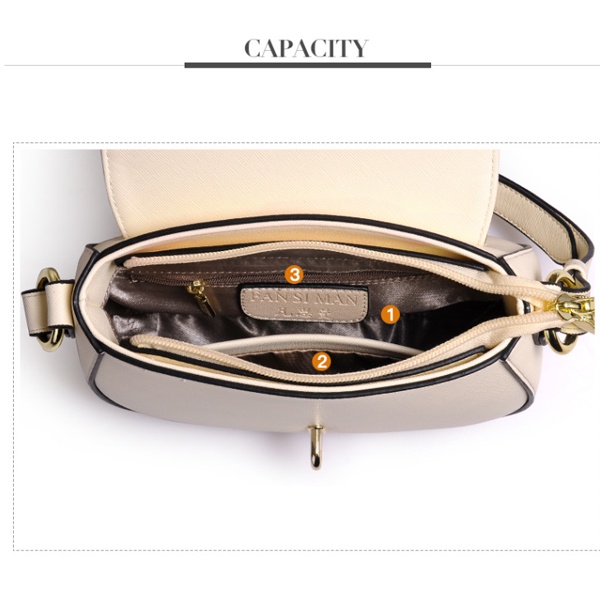 Túi nữ cầm tay, đeo vai, đeo chéo khoá gọng kính chính hãng FANSIMAN trẻ trung FS213