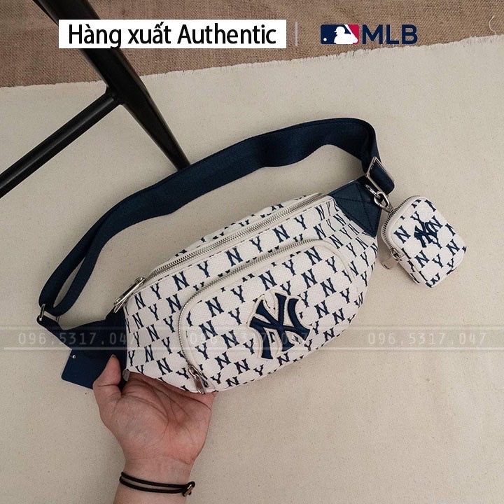 Túi Đeo Chéo Túi Bao Tử MLB NY Yankees Presbyopia Full Tag Mac thời trang nam nữ
