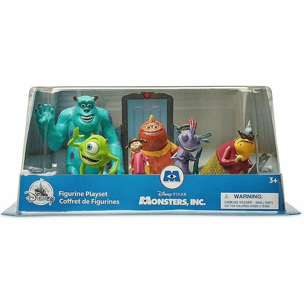 Hộp mô hình Disney Pixar Monsters Inc 6 Play Set Figurines 6 món