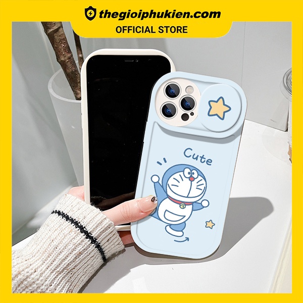 Ốp lưng iphone nắp trượt che camera mèo máy cute dành cho ip 6/6s/7/8/x/xr/xs/11/12/13/14/pro/max/plus/promax - sc2014