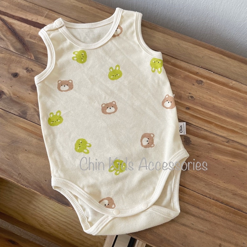 Body ba lỗ cho bé trai vải cotton mềm mại