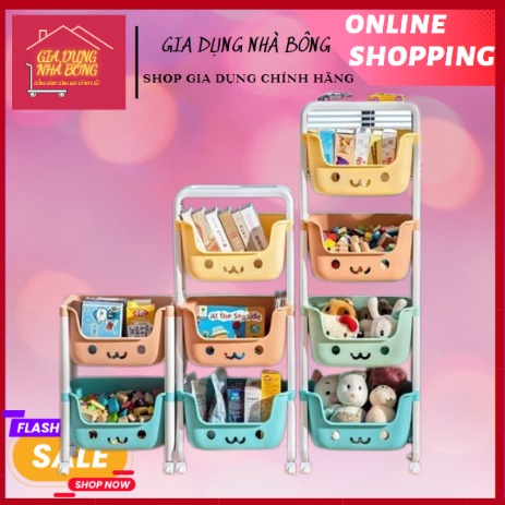 Kệ gấu đựng đồ đa năng- kệ đựng đồ cao cáp Hokori Việt Nhật 2_3_4 tầng