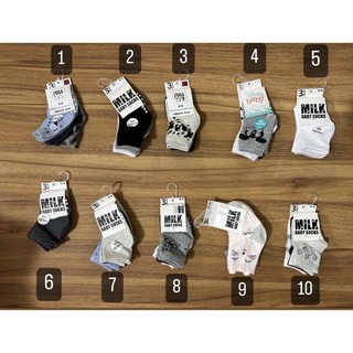[Đã phân loại] Set 3 đôi tất/vớ xuất chống trơn trượt size từ 0-2y cho bé trai và bé gái💕