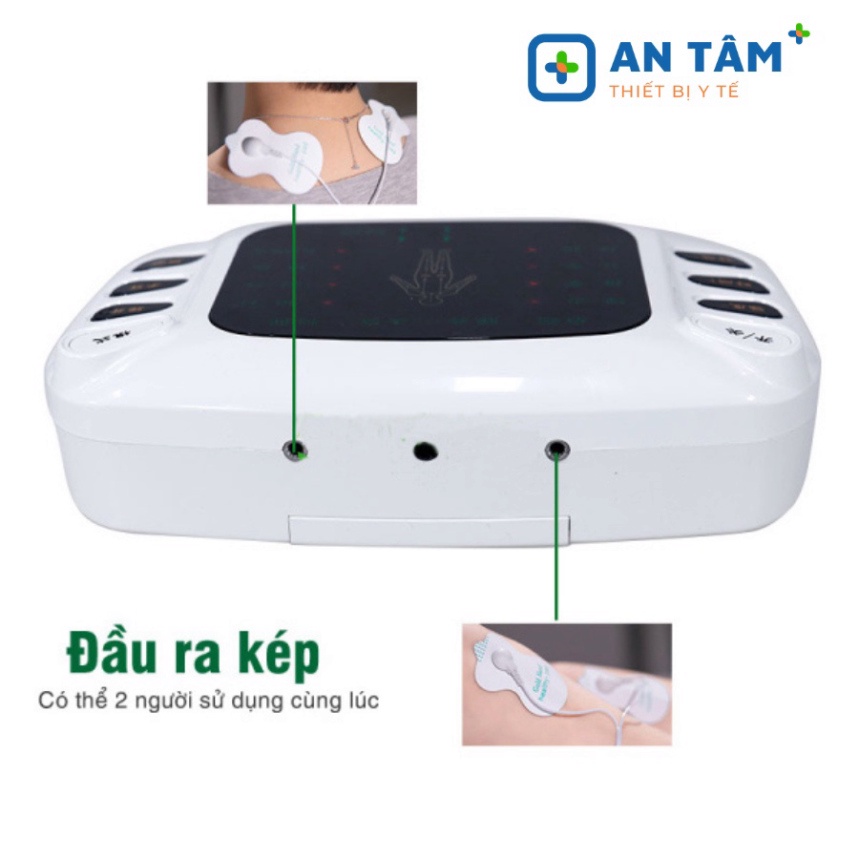Máy massage xung điện 8 miếng dán YTK-309B, máy mát xa xung điện 8 chế độ massage 15 cường độ xung điện