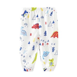 Quần dài chục cotton giấy cho bé