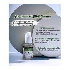 𝐍𝐢𝐚𝐜𝐢𝐧𝐚𝐦𝐢𝐝𝐞 𝟐𝟎% 𝐒𝐞𝐫𝐮𝐦 (𝟑𝟎𝐦𝐥) Dermafactory
