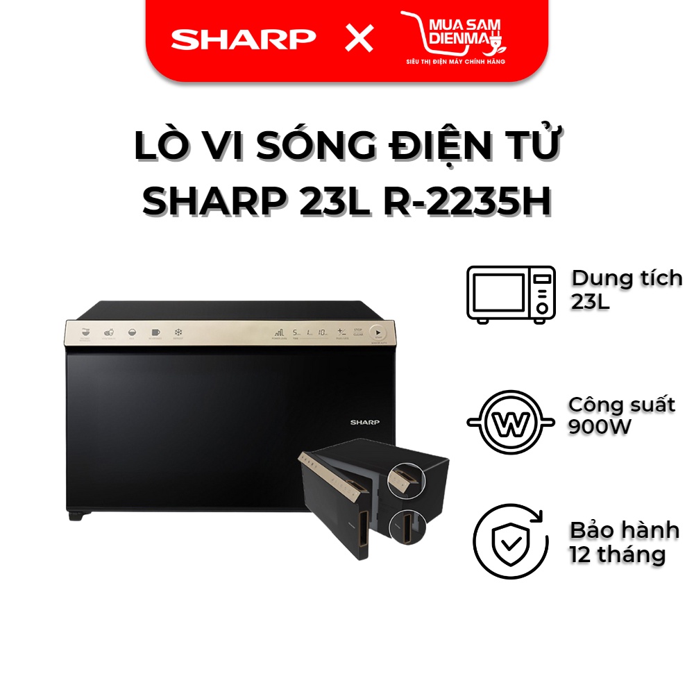 Lò vi sóng điện tử Sharp R-2235H -- Hàng chính hãng --