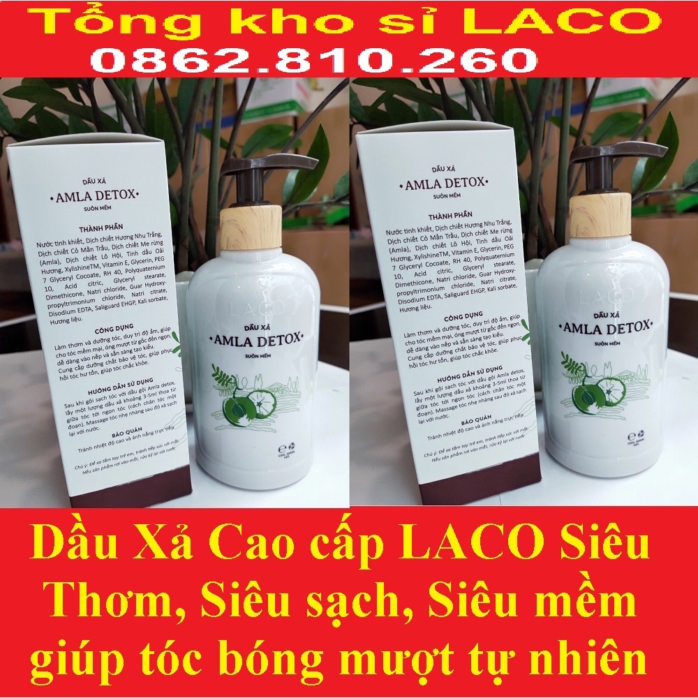 Dầu xả đầu amla detox laco tóc đẹp mê ly