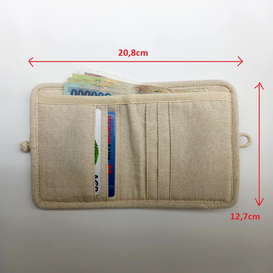 Ví Vải Canvas In Hình Phong Cách Nhật Bản