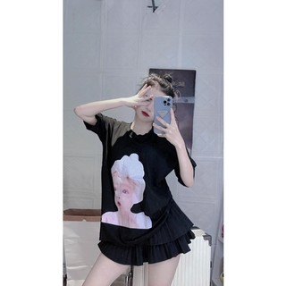 Áo phông em bé đội mũ 5D TH6