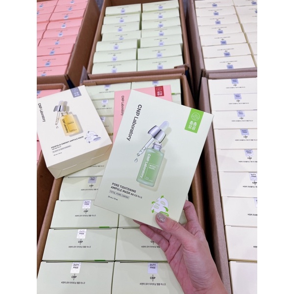 Mẫu Mới - Miếng mặt nạ dưỡng CNP Laboratory Ampule Mask 25ml, dưỡng chuyên sâu, làm trắng da 1 Miếng