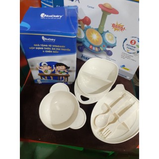 Bộ chén ăn dặm lúa mạch phi thuyền Quà tặng từ Vitadairy
