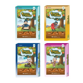 Sách dạy con - Truyện tranh thiếu nhi gieo hạt cùng vĩ nhân cho bé combo 4 bộ