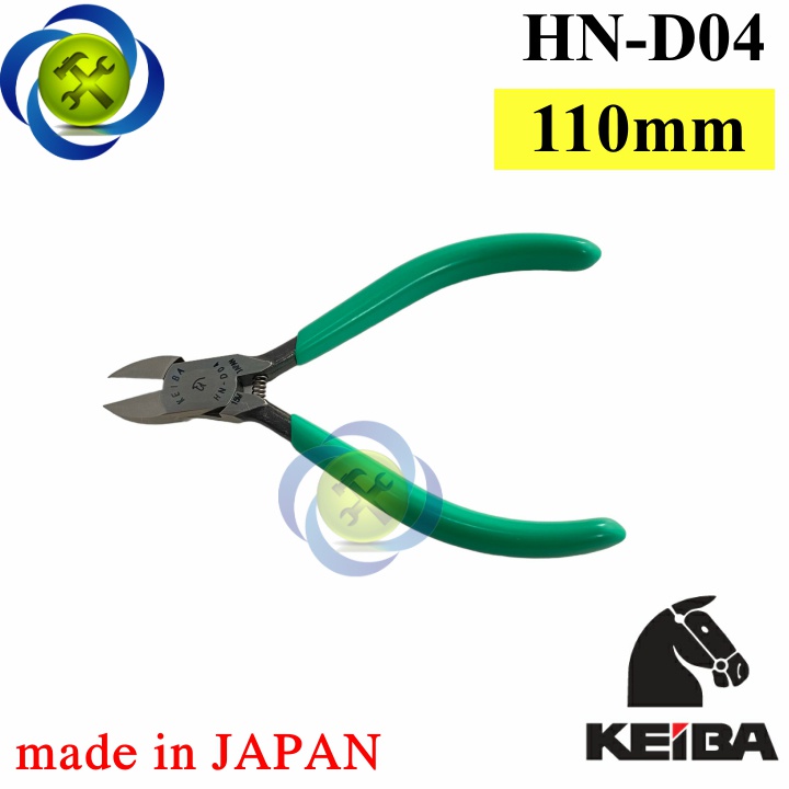 Kìm cắt bo mạch điện tử 110mm Keiba HN-D04 Nhật Bản