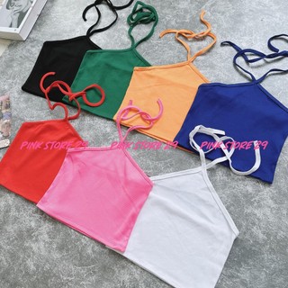 Áo Croptop Yếm Chéo Cổ (Mảnh) - A5235