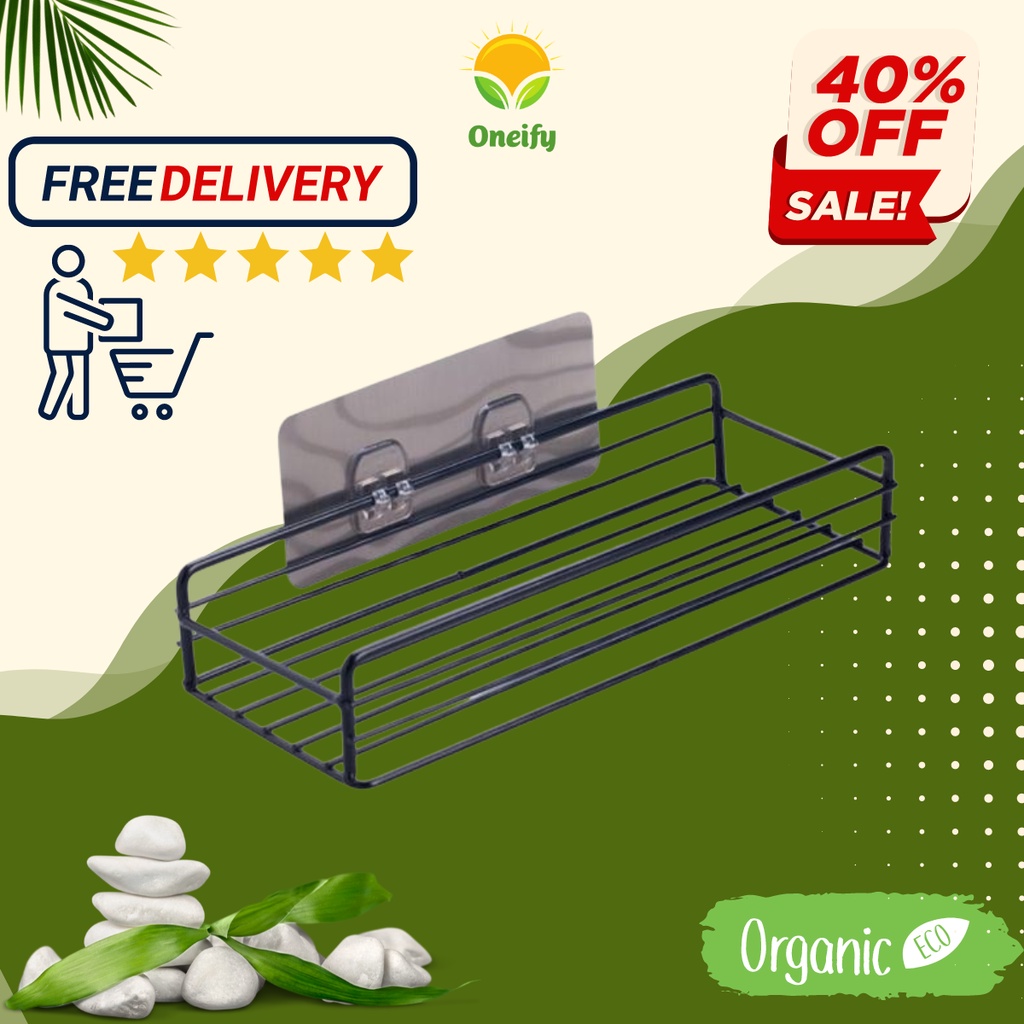 khay kệ thép không gỉ dán tường sang trọng 2021 Oneify Chăm Sóc Gia Đình