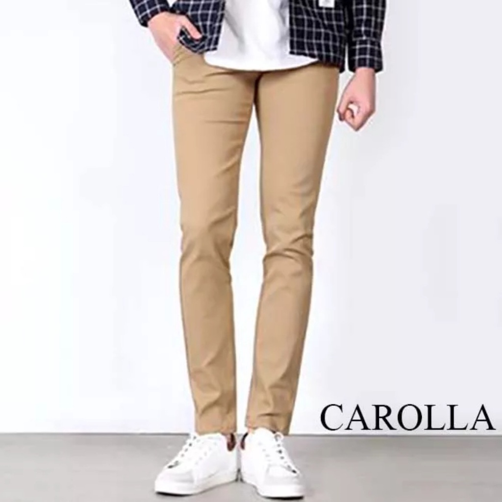 Quần Kaki Nam Đẹp Hàn Quốc Co Giãn Cao Cấp-Quần Kaki Nam Ống Côn Trẻ Trung Năng Động hiệu carolla