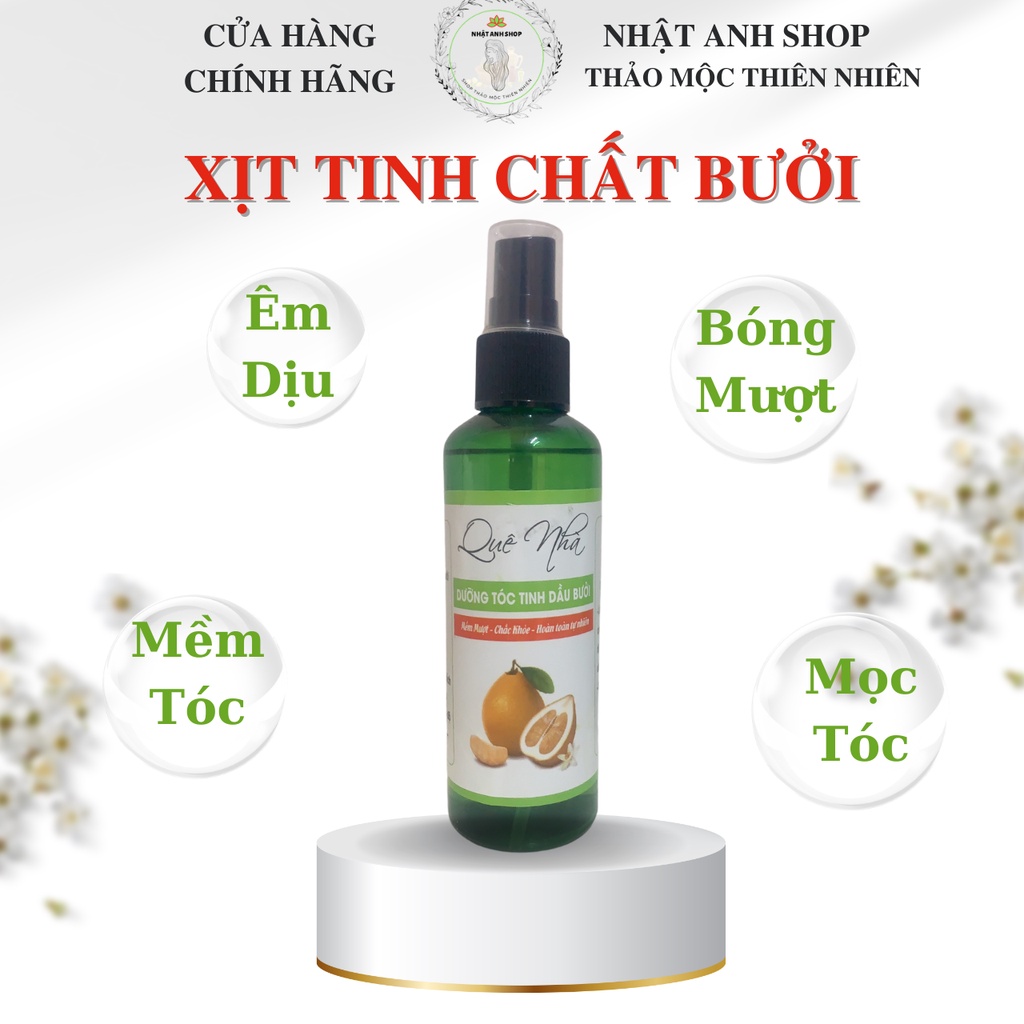 Xịt dưỡng tóc tinh dầu bưởi quê nhà - Chai 100ml
