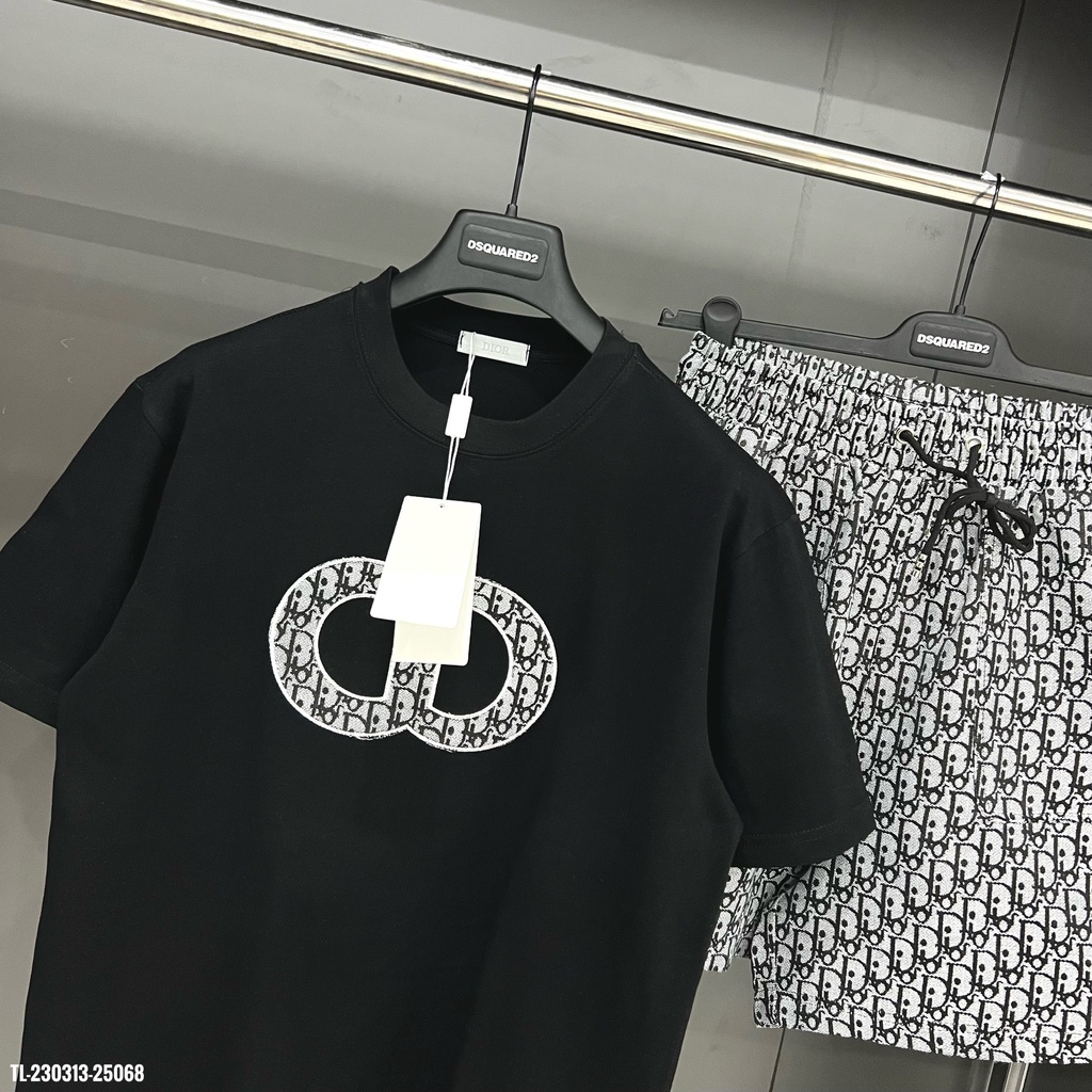 Set Bộ Quần Áo Nam Ngắn Tay Thêu Họa Tiết Cao Cấp Bộ Đồ Nam Chất Cotton Co Giãn 4 Chiều | BigBuy360 - bigbuy360.vn