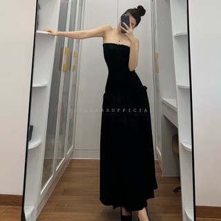 Đầm Ống Bo Chun Dài Dễ Thương