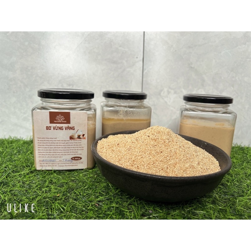 Bơ vừng ( mè ) vàng nguyên chất không phụ gia Hà Giang đóng lọ 300g