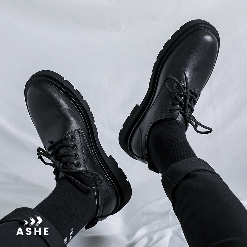 [Mã ICBFRI300 giảm 10% đơn 250K] Giày đốc nam ASHE - Da bò bền đẹp, tăng chiều cao đến 5cm thời trang | BigBuy360 - bigbuy360.vn