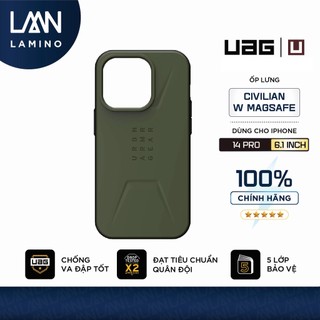 Ốp Lưng UAG CIVILIAN W MAGSAFE Cho iPhone 14 PRO [6.1 INCH] LAMINO