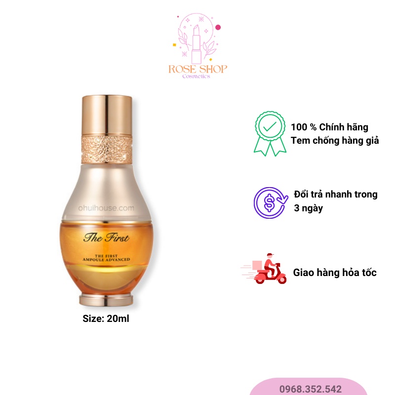 Tinh Chất Vàng Ohui The First Ampoule Advanced 20ml